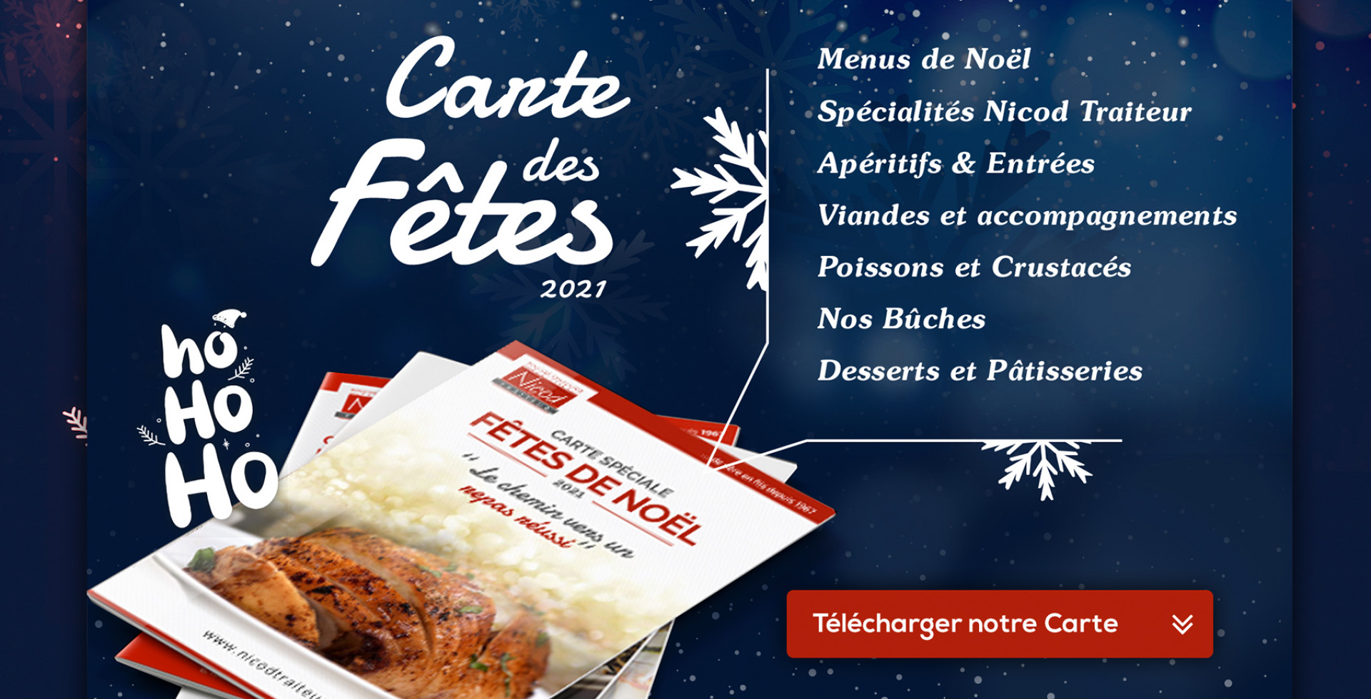 Préparez vos fêtes de fin d&#039;année avec un repas réussi