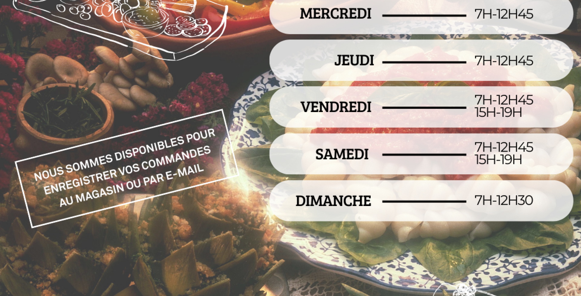 Nouveaux horaires