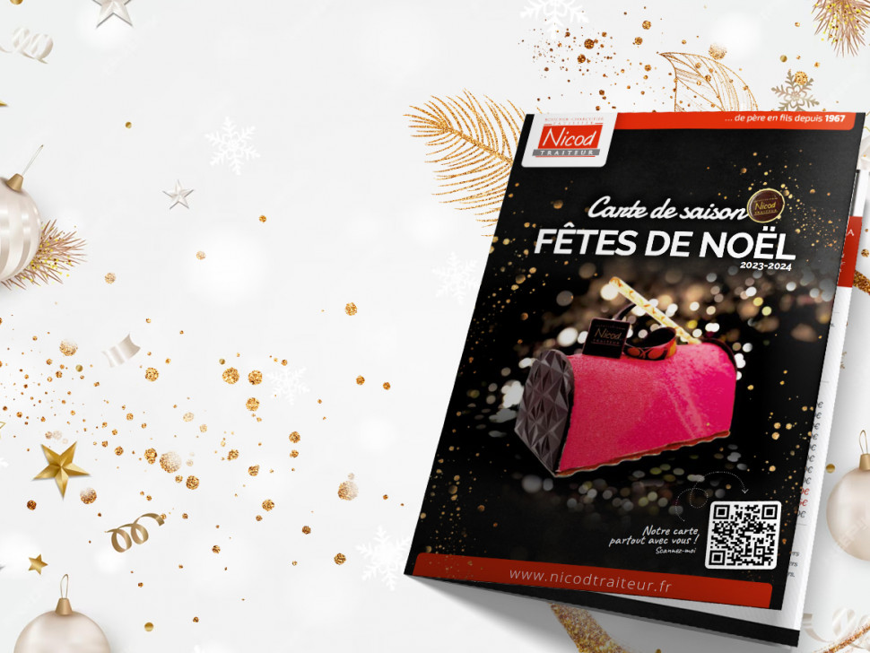 Découvrez notre Carte des Fêtes 2026 - Réservez dès maintenant pour un Noël et une fin d'année inoubliables !