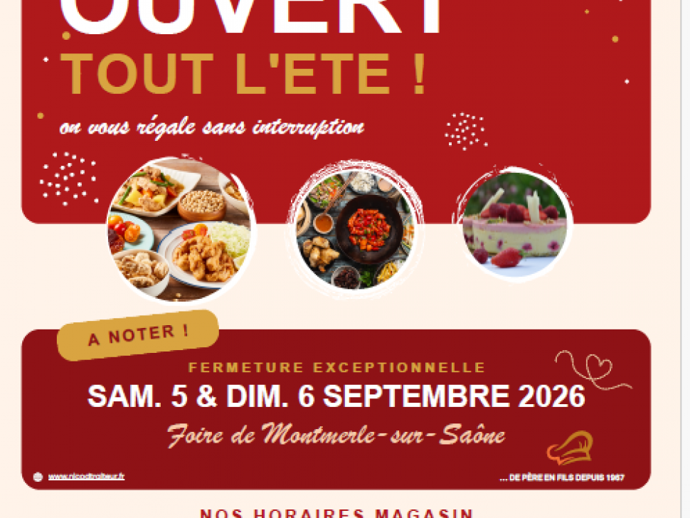 Cet été, zéro pause chez Nicod Traiteur !