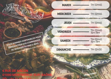 Nouveaux horaires