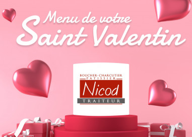 Fêtez l&#039;amour avec notre Menu Spécial Saint-Valentin !