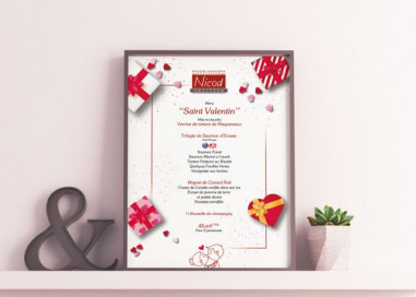 Menu spécial "Saint Valentin" Nicod Traiteur