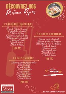 Plateaux repas